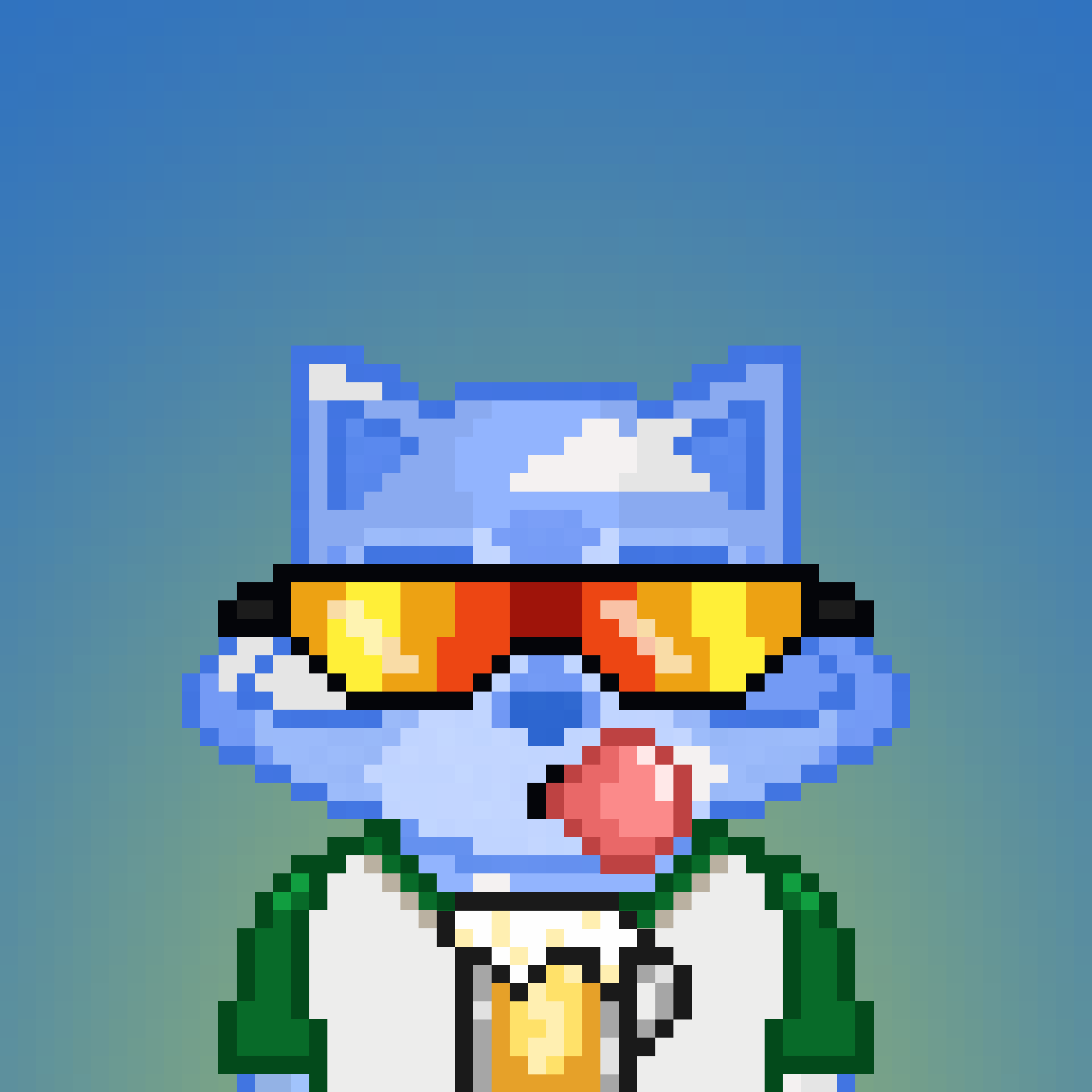 Pixel Raccoon #2300 NFT on Algorand