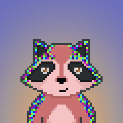 Pixel Raccoon #2303