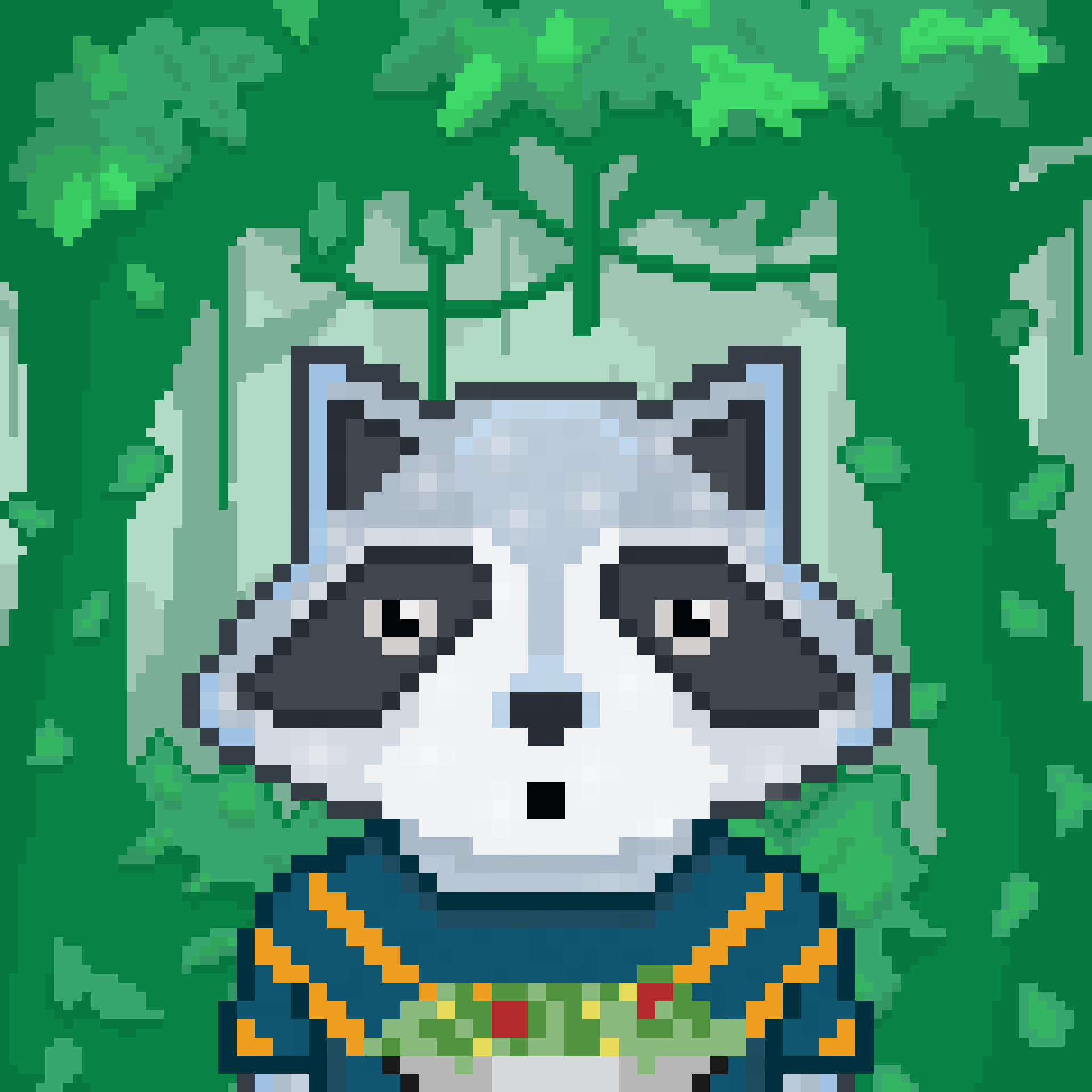 Pixel Raccoon #231 NFT on Algorand
