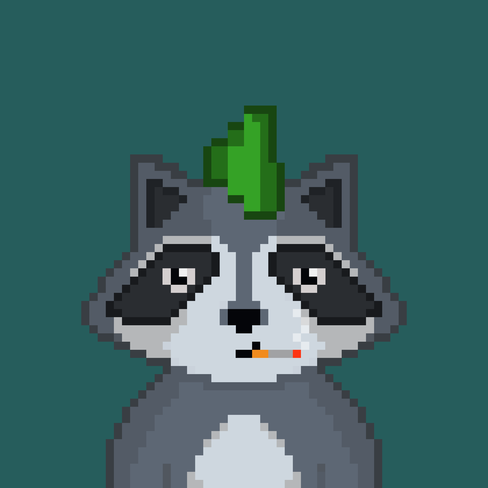 Pixel Raccoon #233 NFT on Algorand