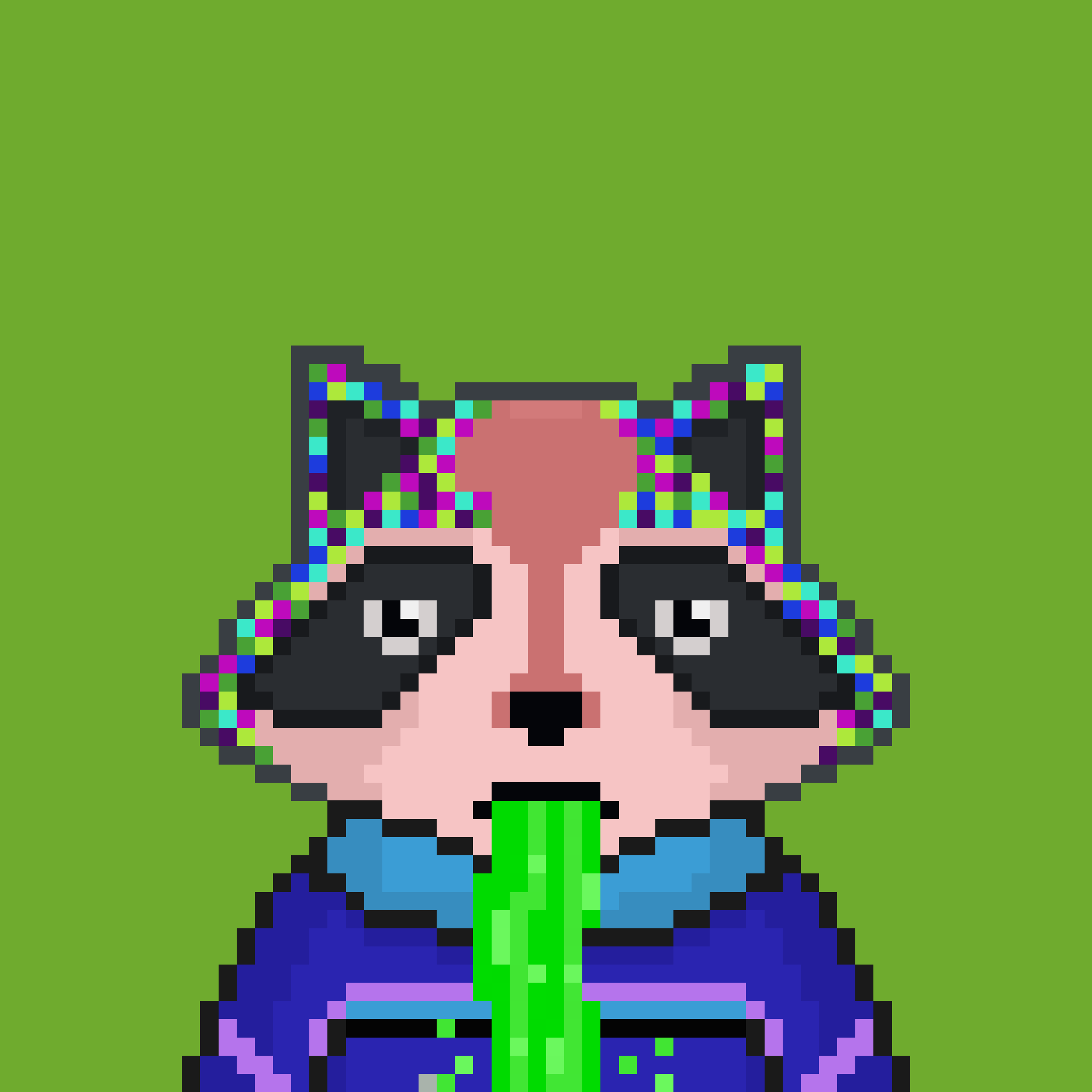 Pixel Raccoon #2336 NFT on Algorand
