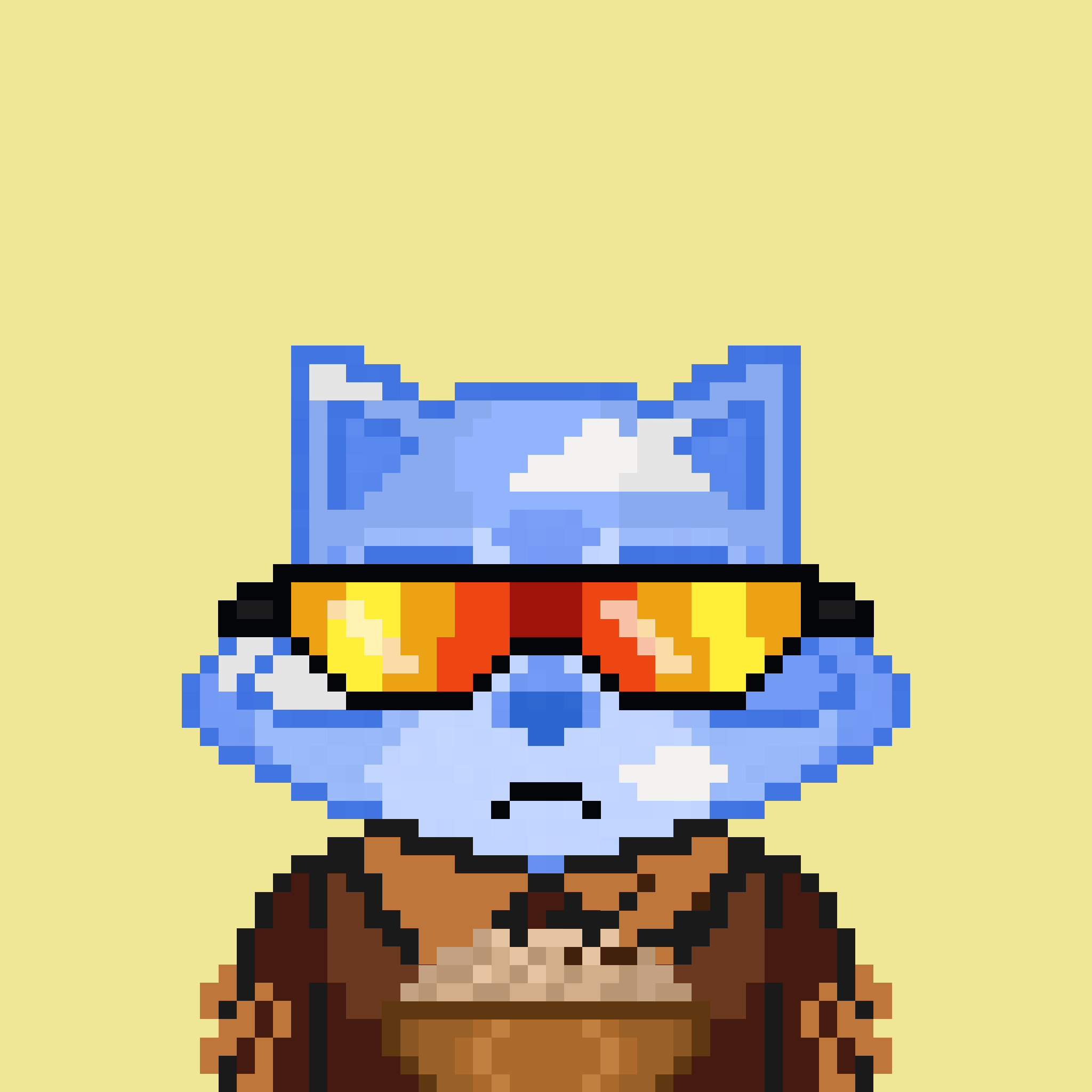 Pixel Raccoon #234 NFT on Algorand