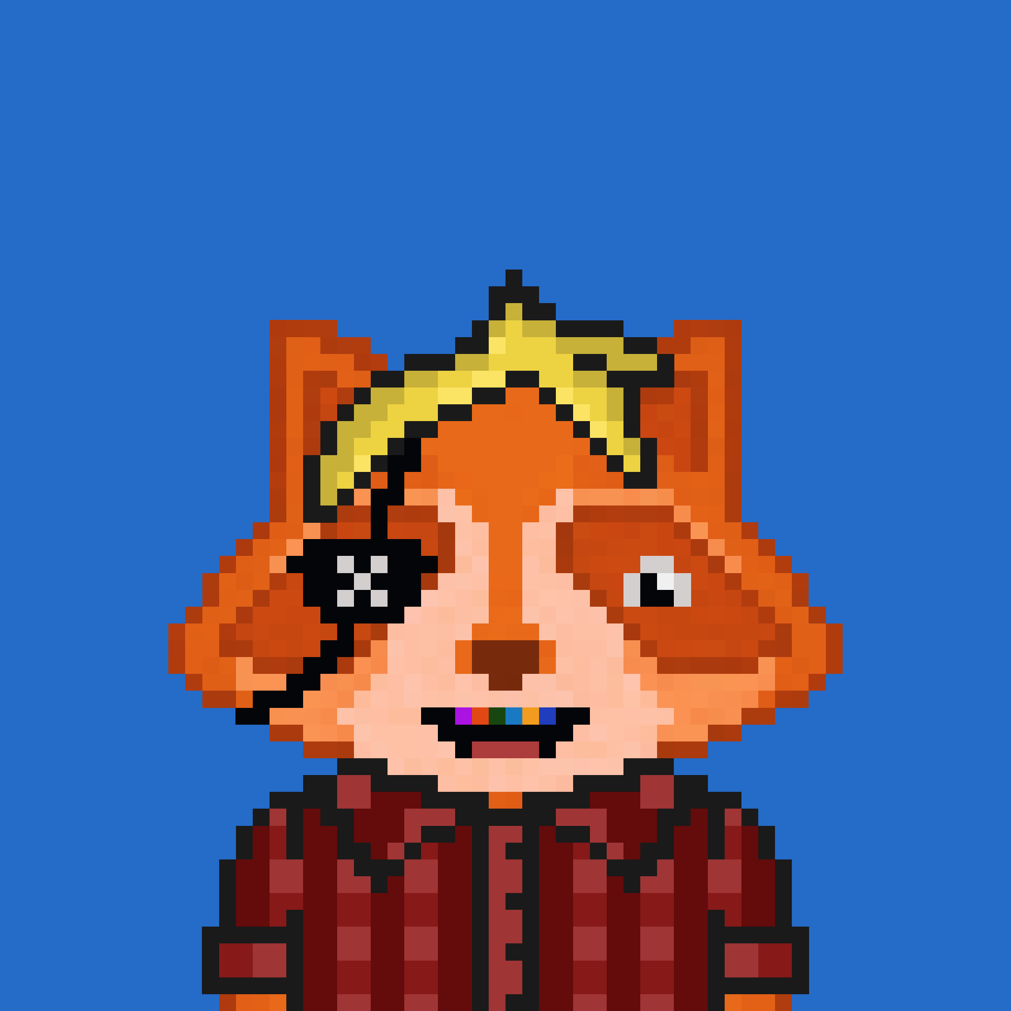 Pixel Raccoon #235 NFT on Algorand