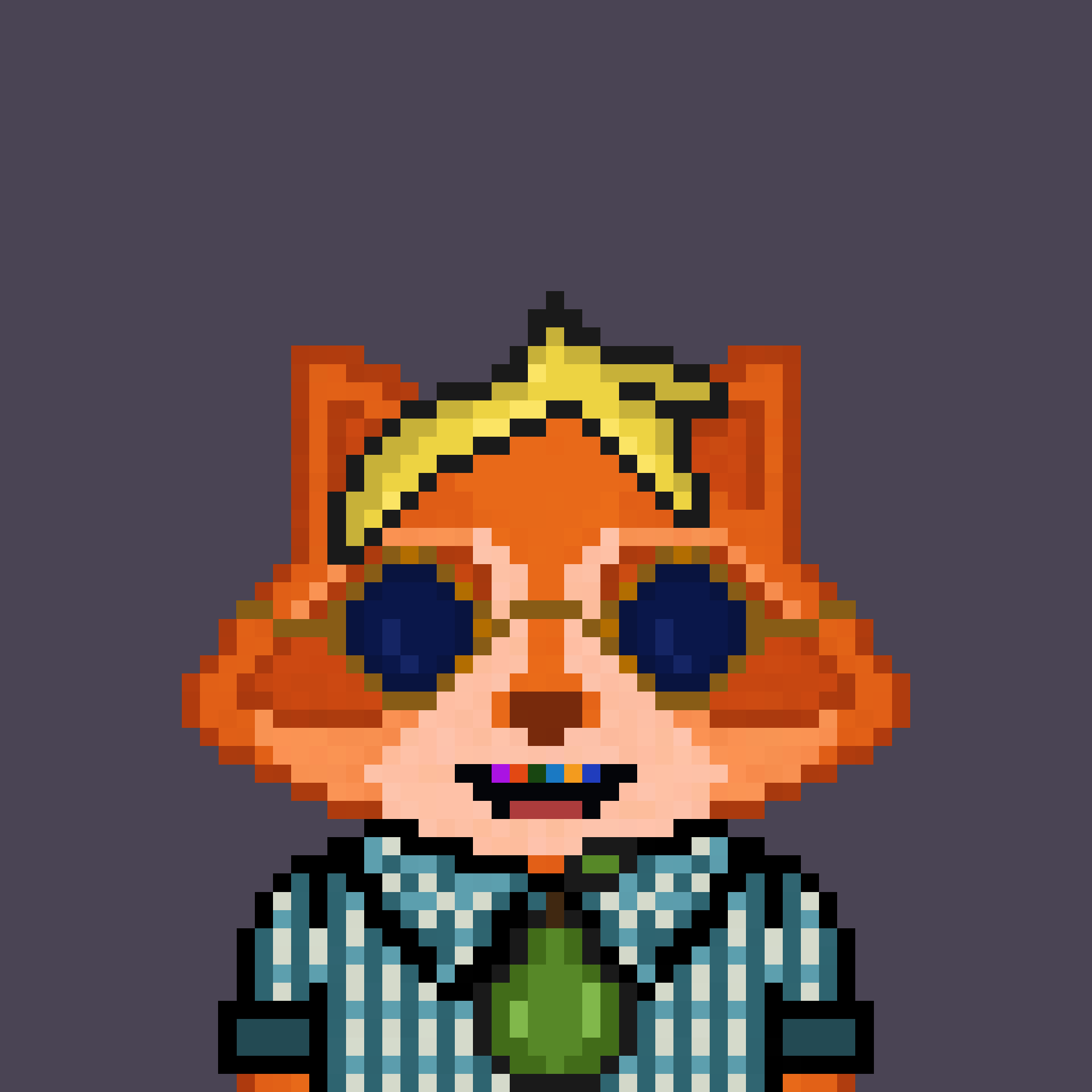 Pixel Raccoon #2351 NFT on Algorand