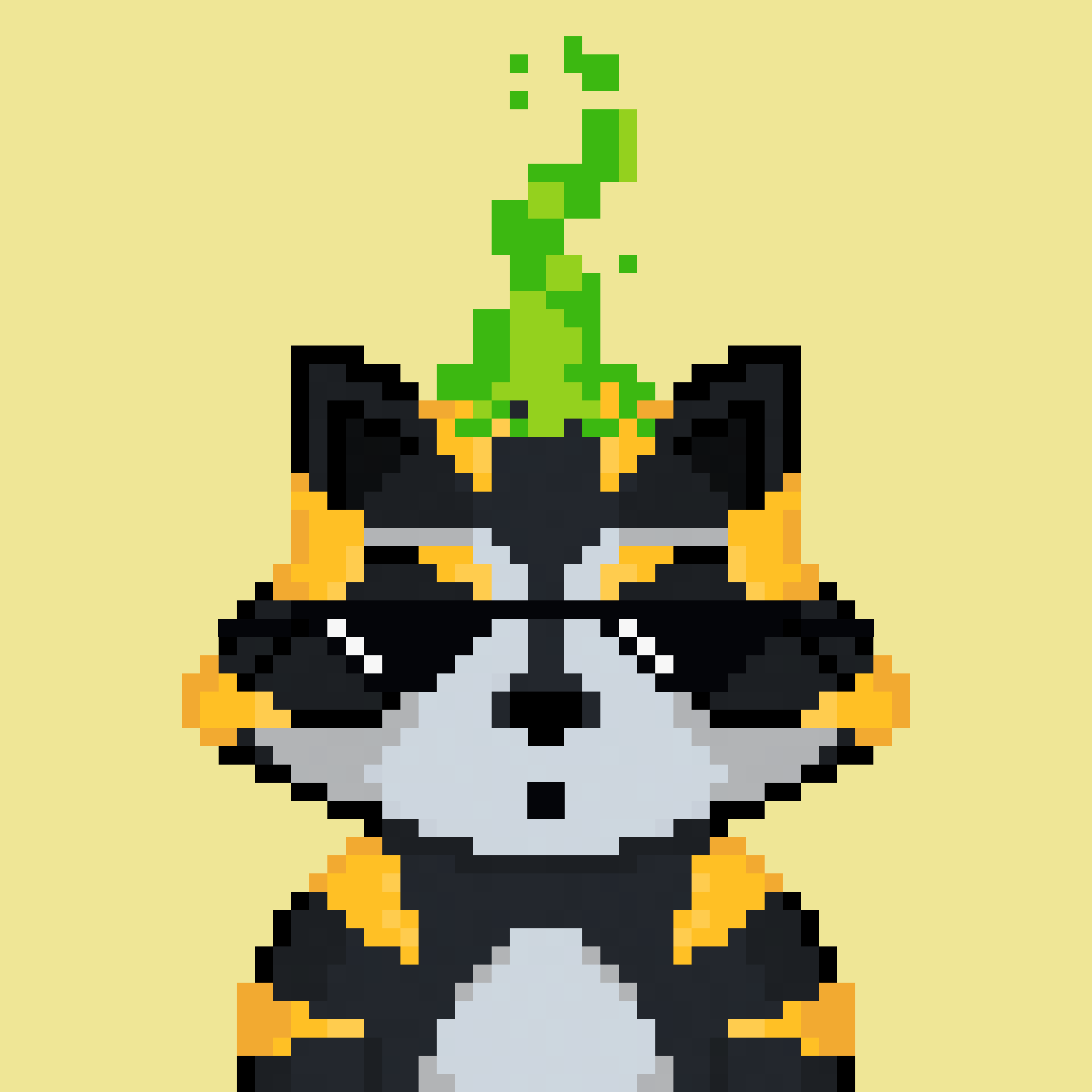 Pixel Raccoon #2354 NFT on Algorand