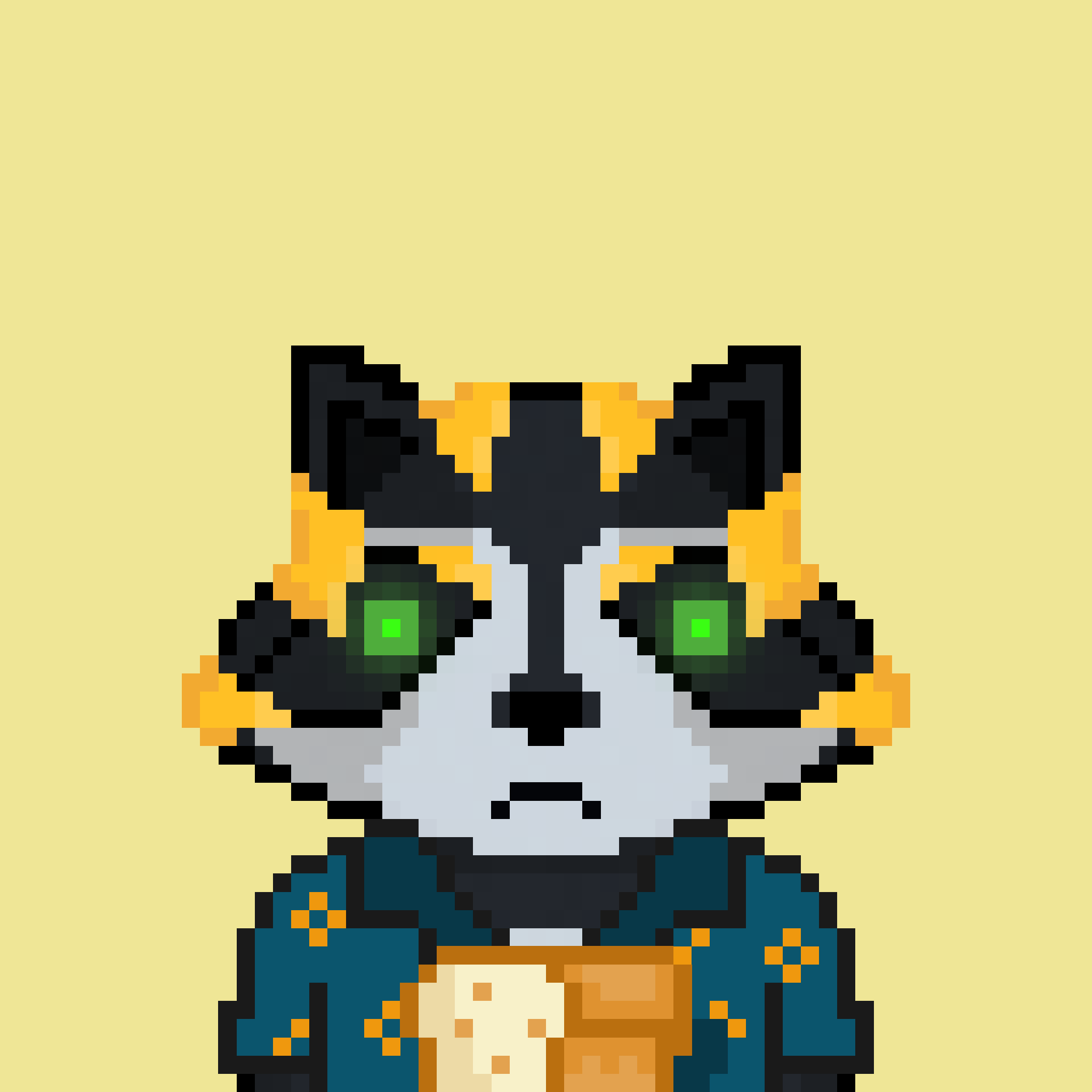 Pixel Raccoon #236 NFT on Algorand