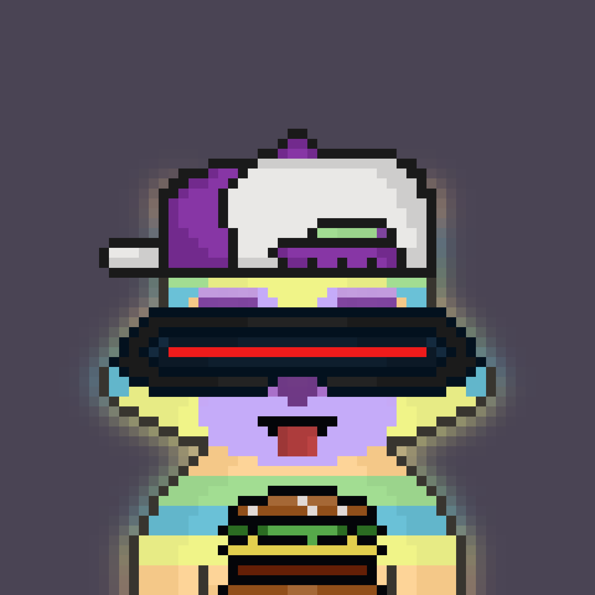 Pixel Raccoon #2369 NFT on Algorand