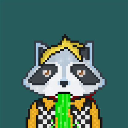 Pixel Raccoon #2375