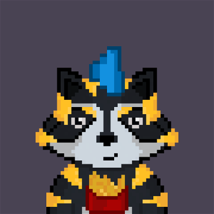 Pixel Raccoon #2376