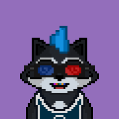 Pixel Raccoon #2377