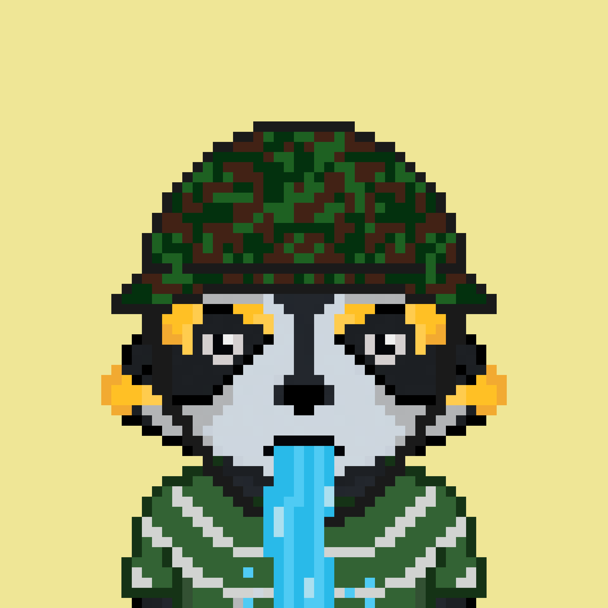 Pixel Raccoon #238 NFT on Algorand