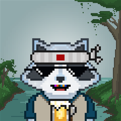 Pixel Raccoon #2380