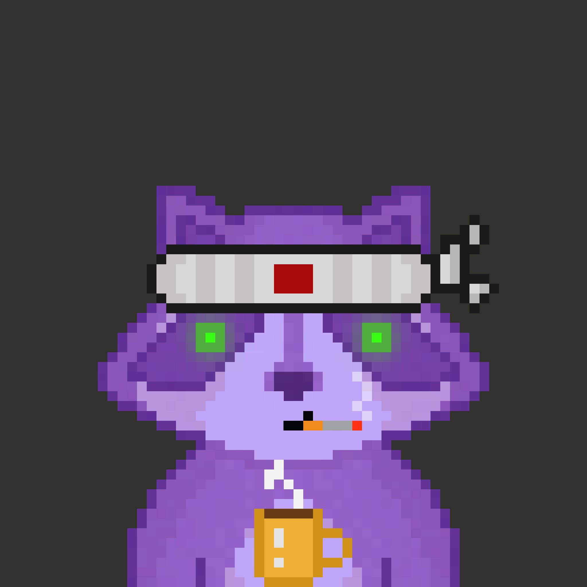 Pixel Raccoon #2383 NFT on Algorand
