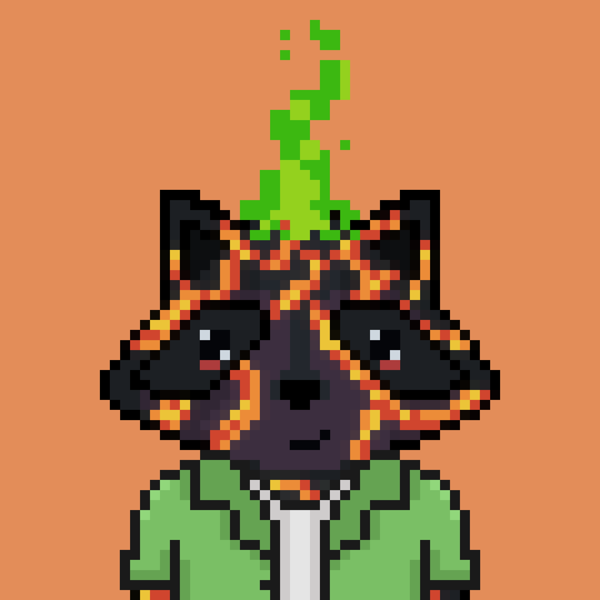 Pixel Raccoon #239 NFT on Algorand