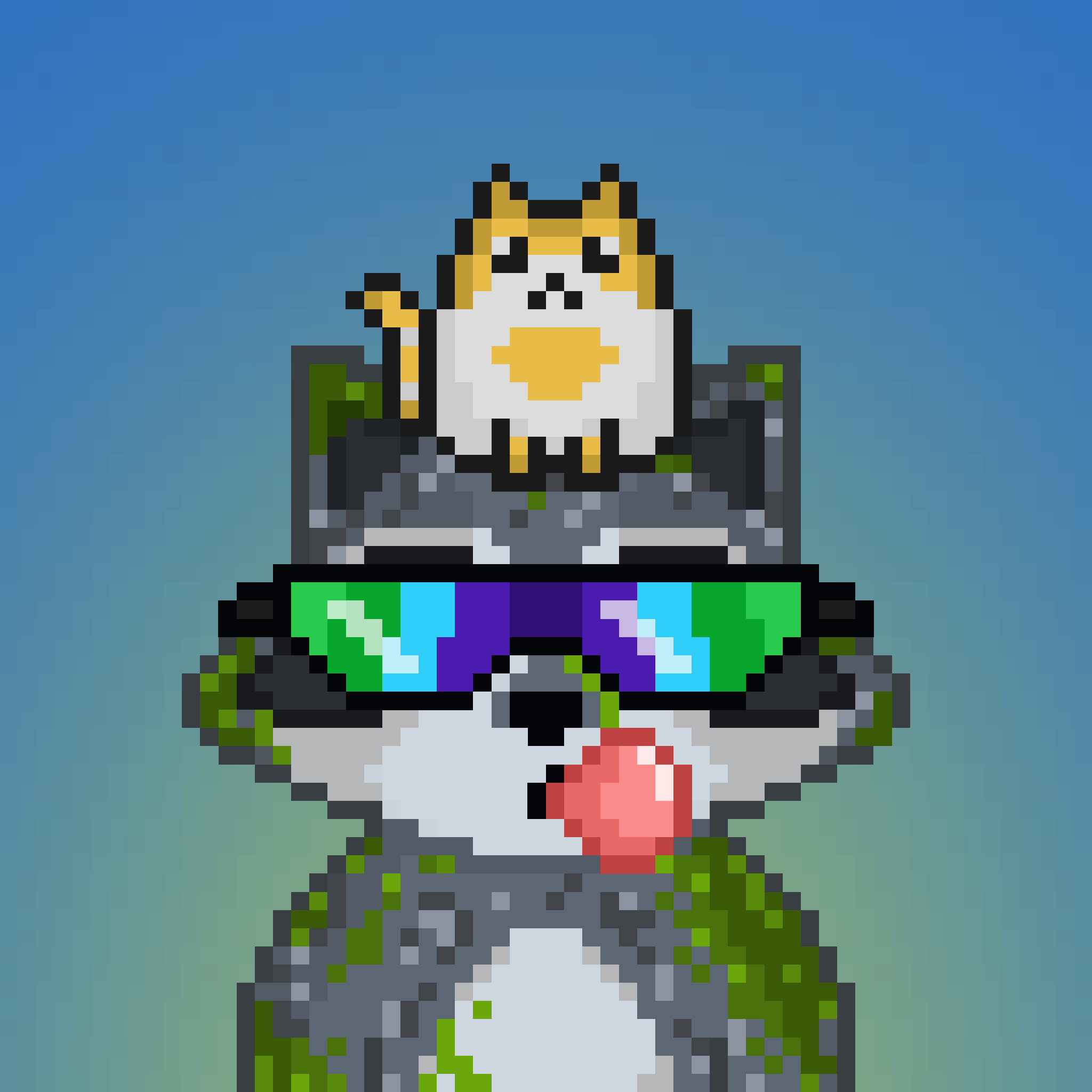 Pixel Raccoon #2398 NFT on Algorand