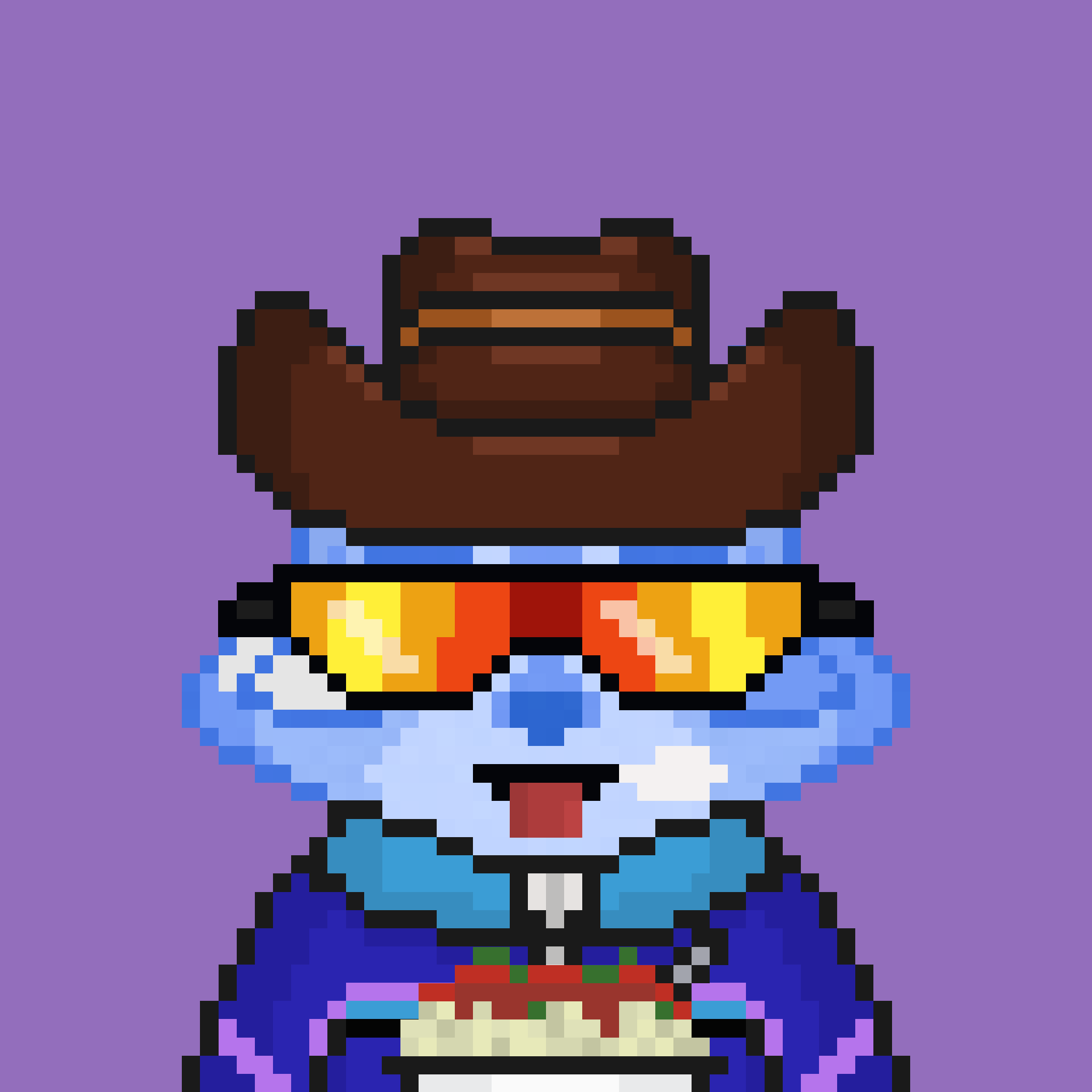 Pixel Raccoon #2410 NFT on Algorand