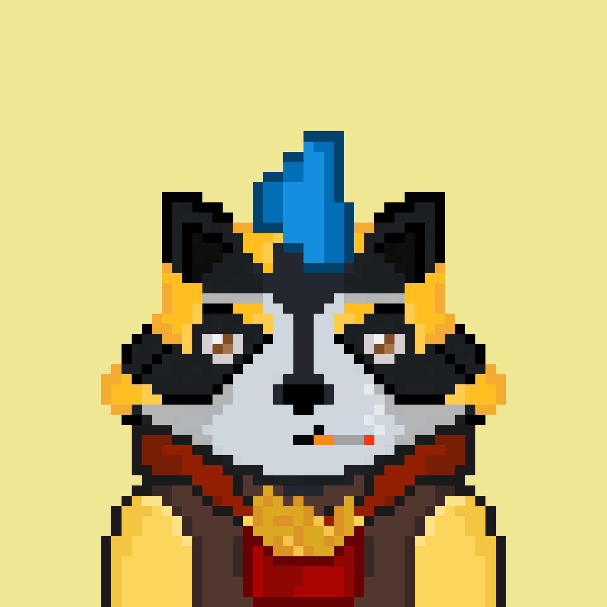 Pixel Raccoon #243 NFT on Algorand