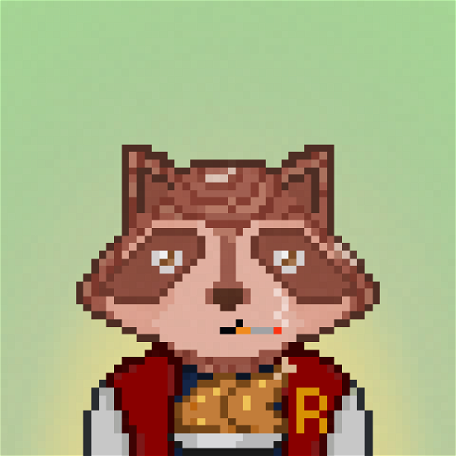 Pixel Raccoon #2444