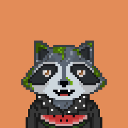 Pixel Raccoon #2447