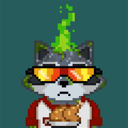 Pixel Raccoon #2449