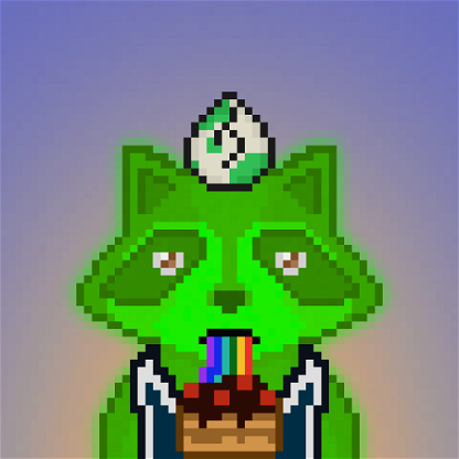 Pixel Raccoon #2450