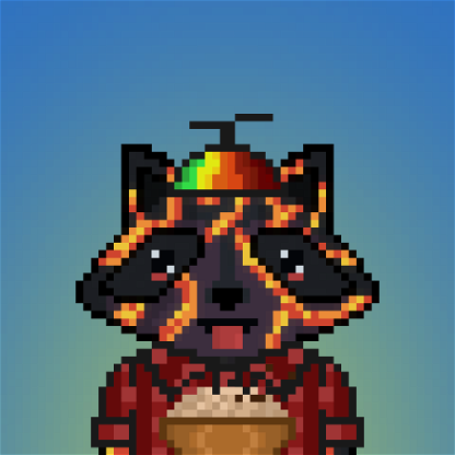 Pixel Raccoon #2453