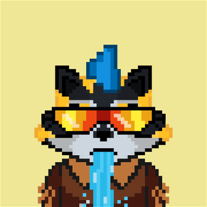 Pixel Raccoon #2454