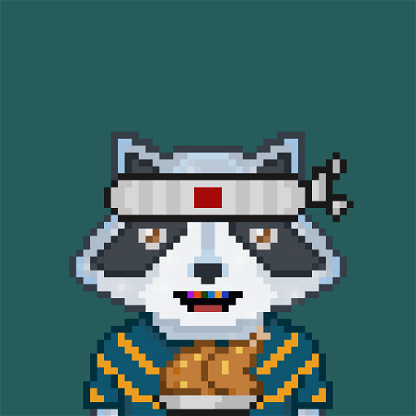 Pixel Raccoon #2455