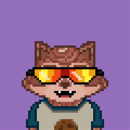 Pixel Raccoon #2456