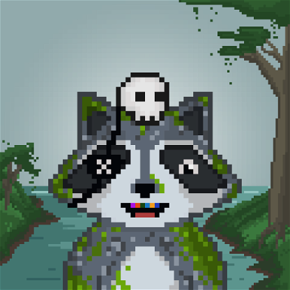 Pixel Raccoon #2464