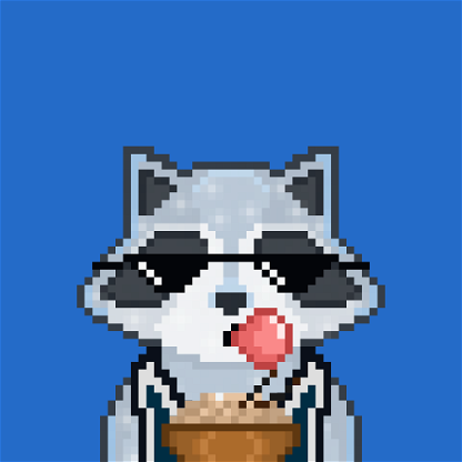 Pixel Raccoon #2467
