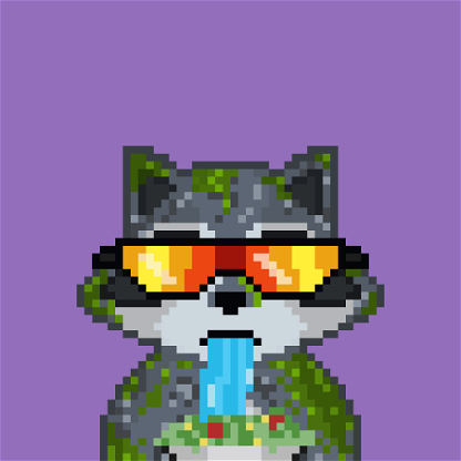 Pixel Raccoon #2471