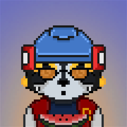 Pixel Raccoon #2472