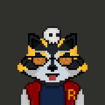 Pixel Raccoon #2474