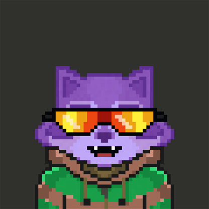 Pixel Raccoon #2478