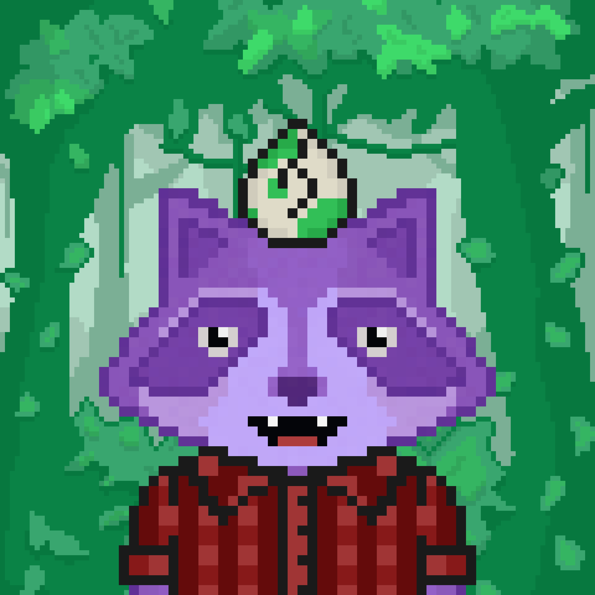 Pixel Raccoon #248 NFT on Algorand