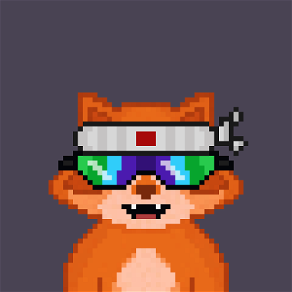 Pixel Raccoon #2485