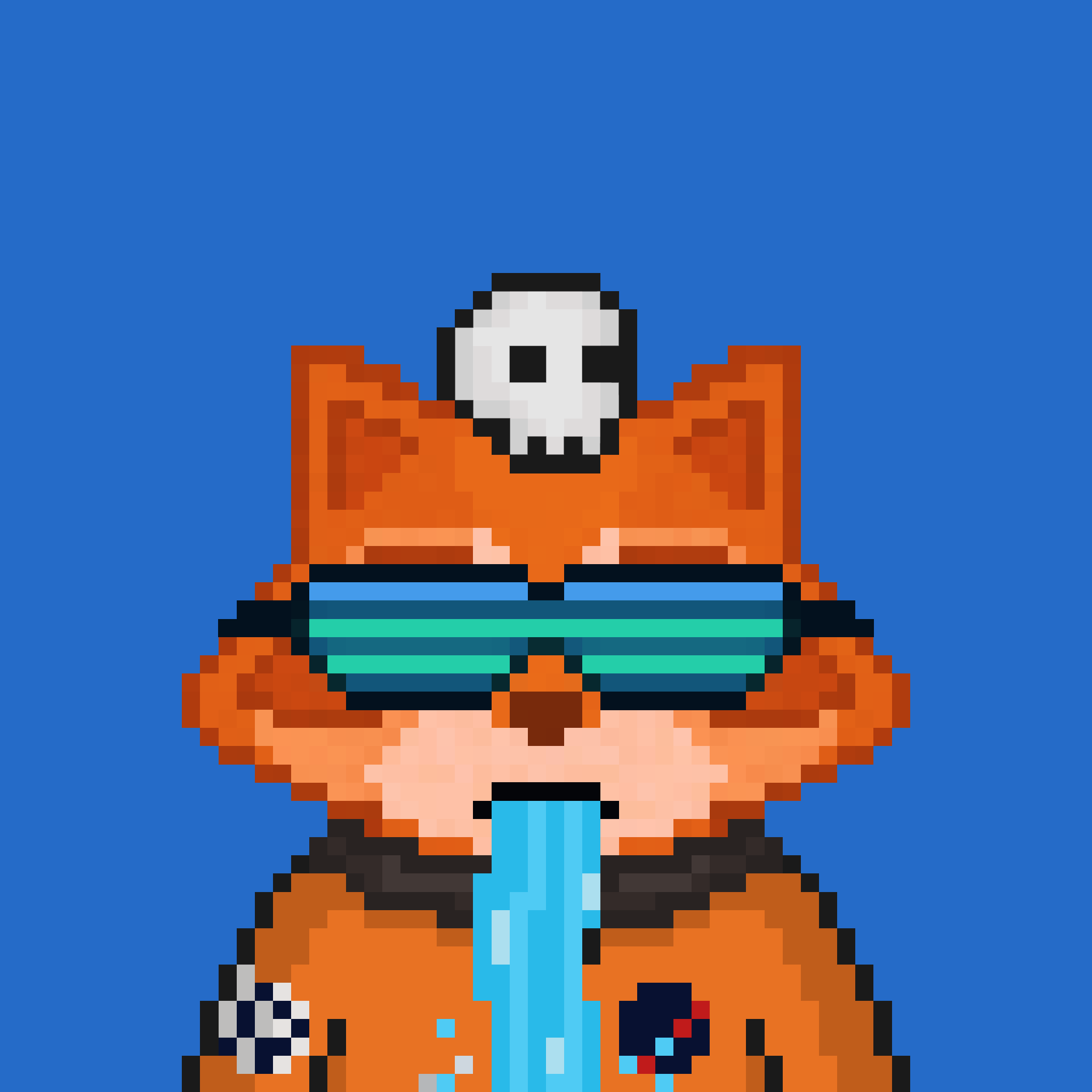 Pixel Raccoon #2486 NFT on Algorand