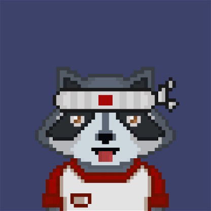 Pixel Raccoon #2489