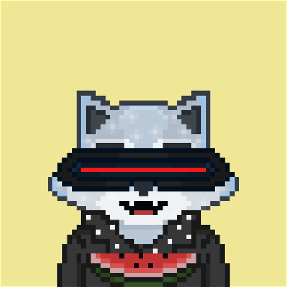Pixel Raccoon #2493