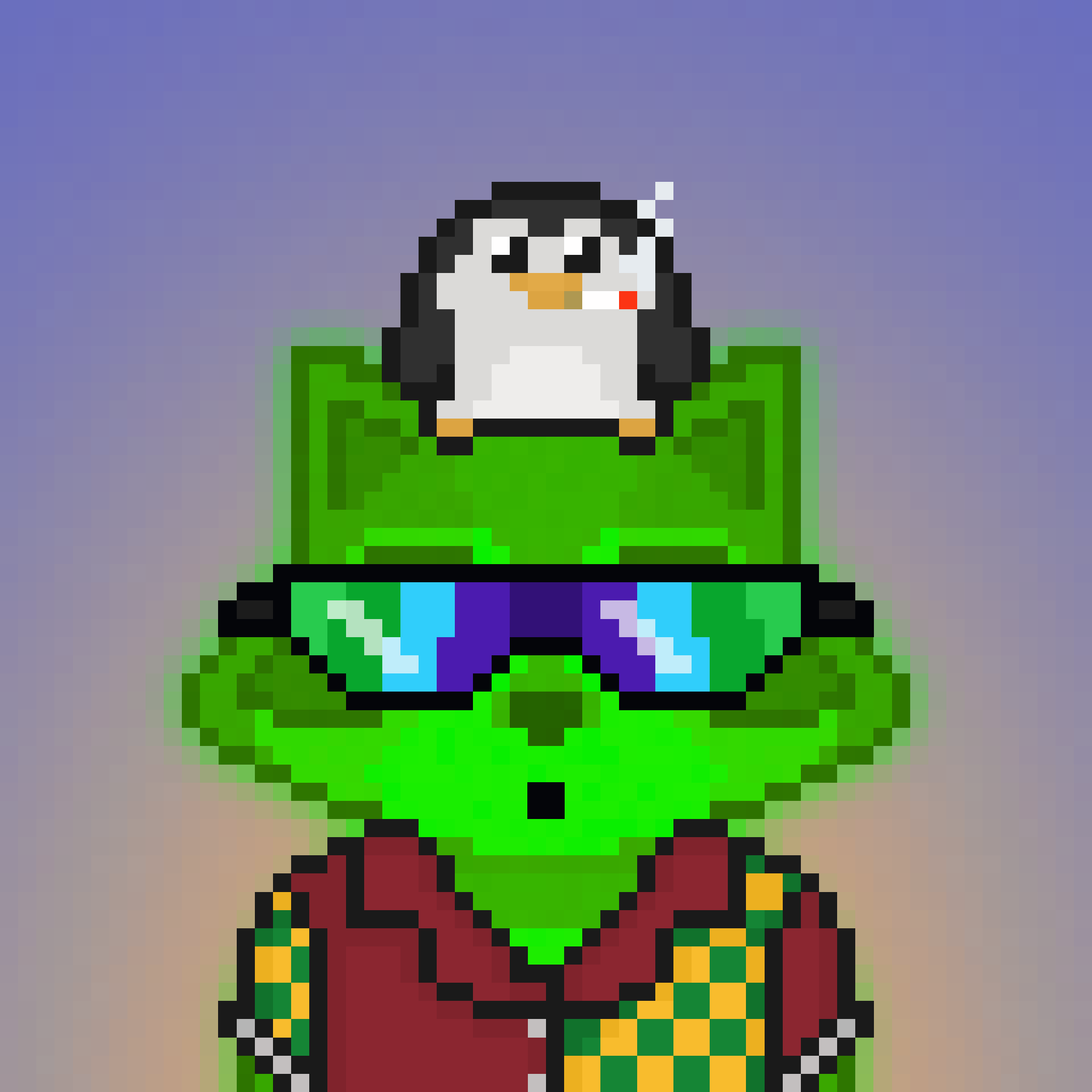 Pixel Raccoon #2495 NFT on Algorand