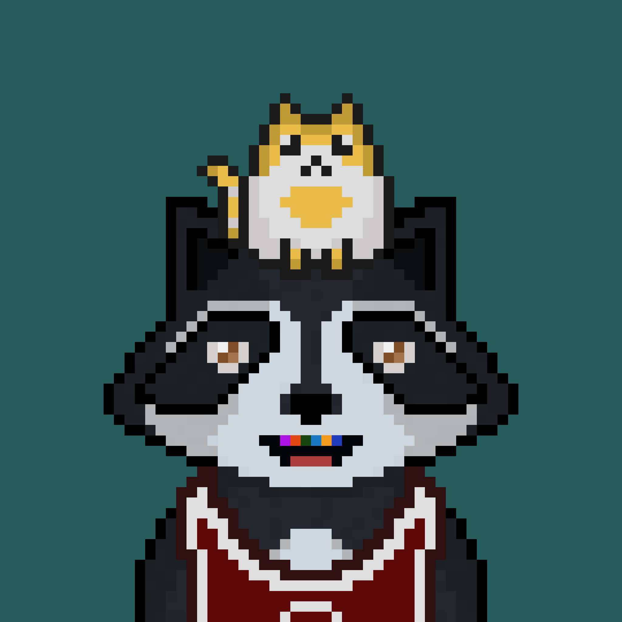 Pixel Raccoon #2496 NFT on Algorand