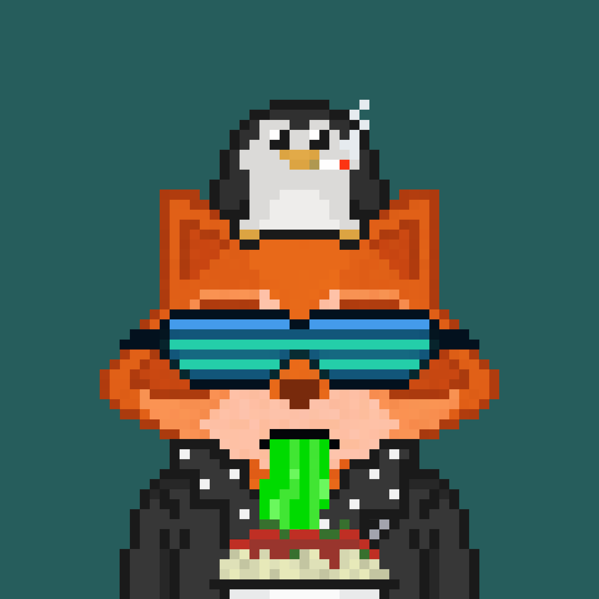 Pixel Raccoon #2497 NFT on Algorand