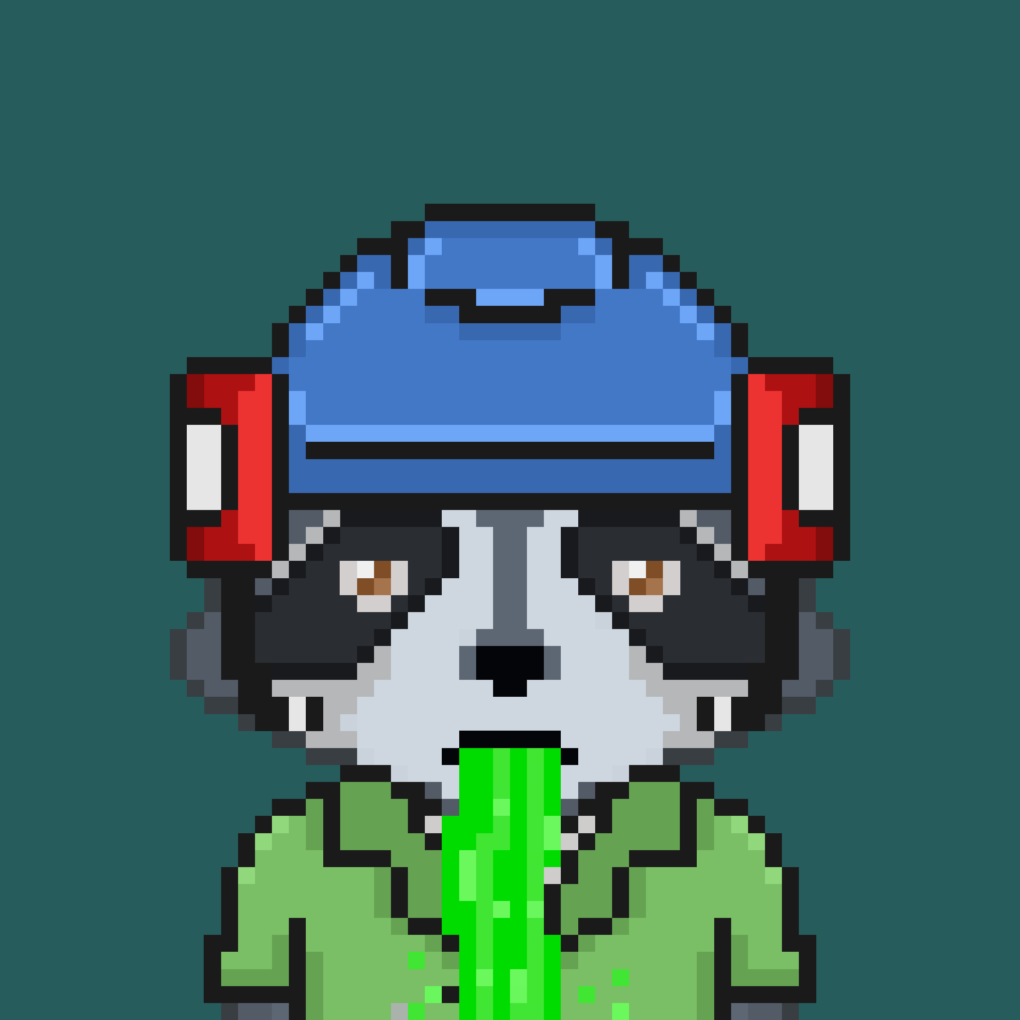 Pixel Raccoon #251 NFT on Algorand