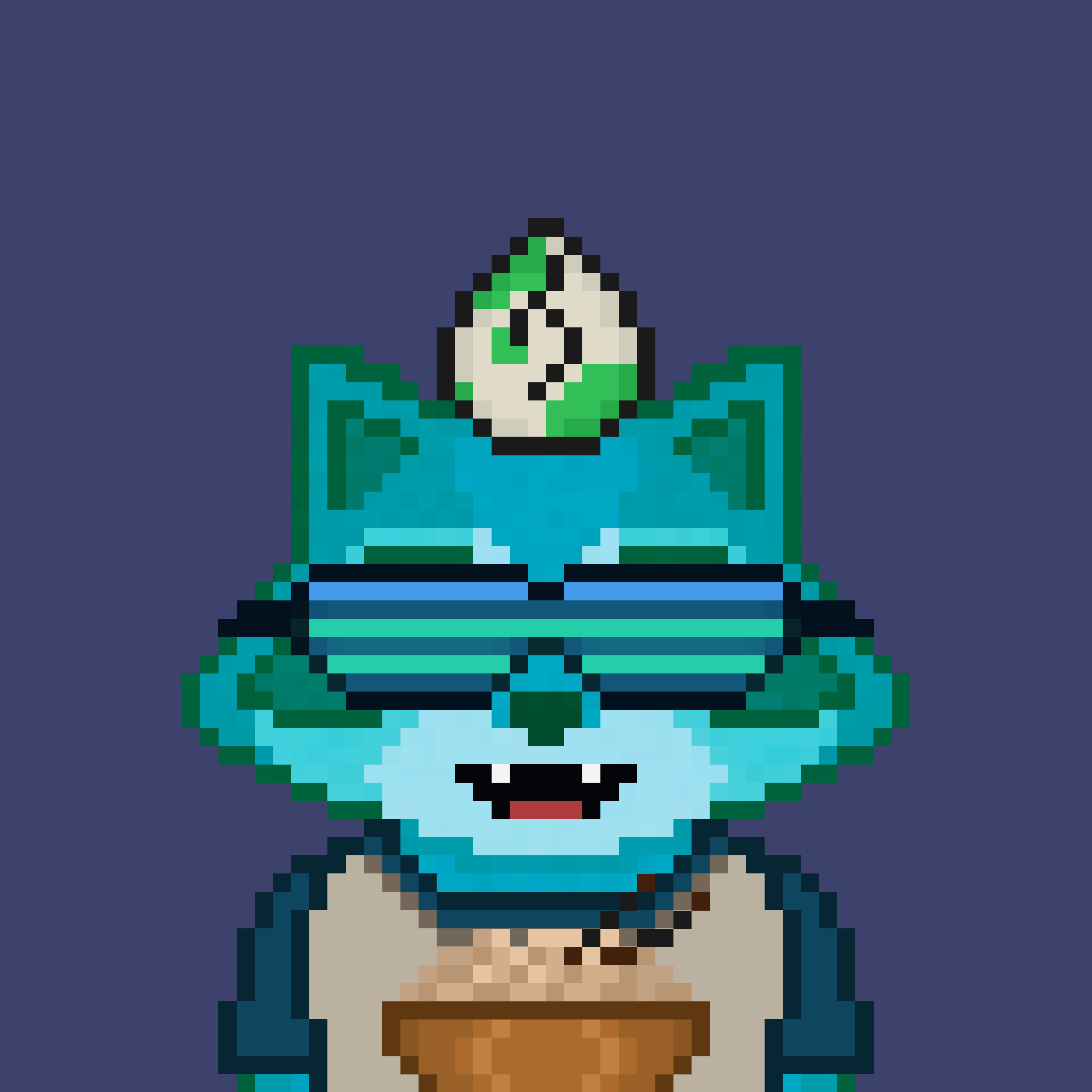 Pixel Raccoon #254 NFT on Algorand