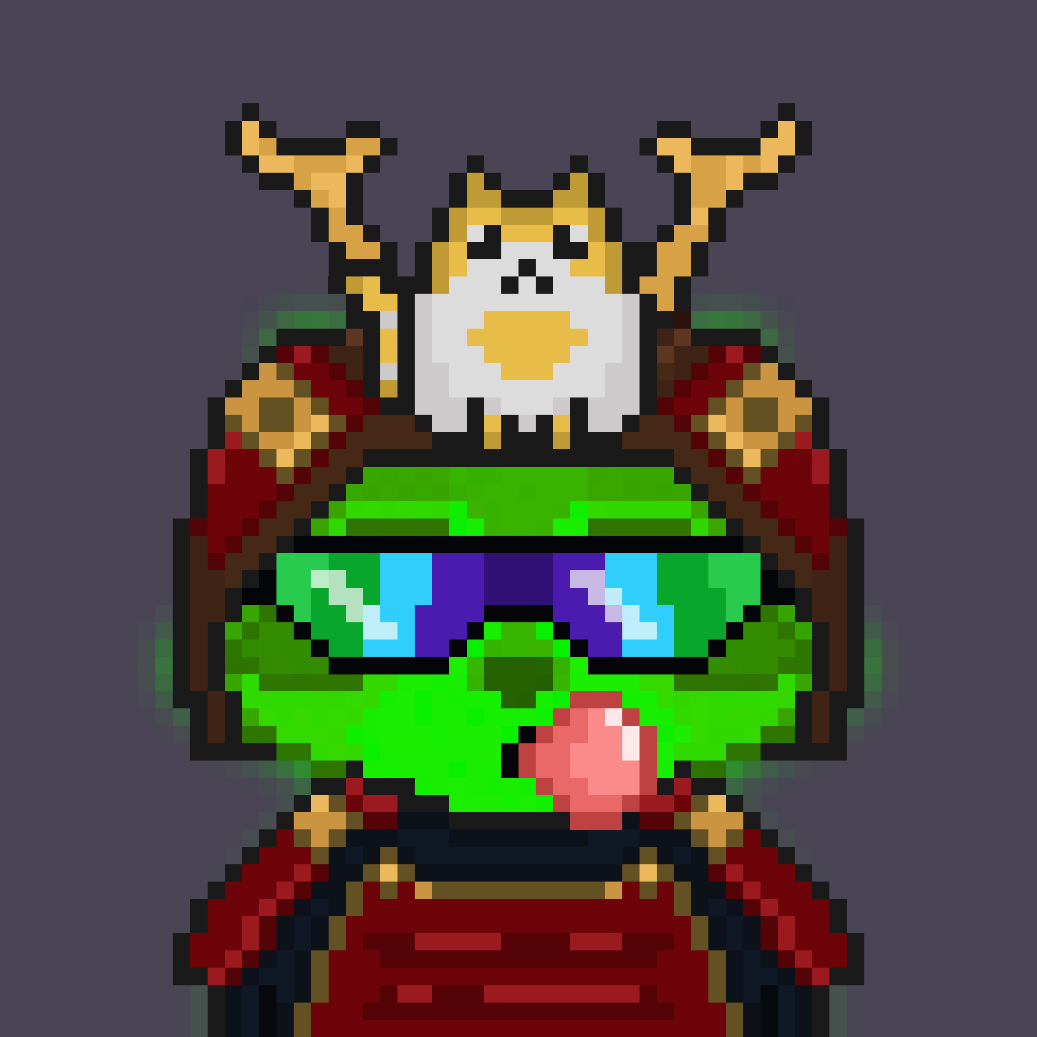 Pixel Raccoon #258 NFT on Algorand