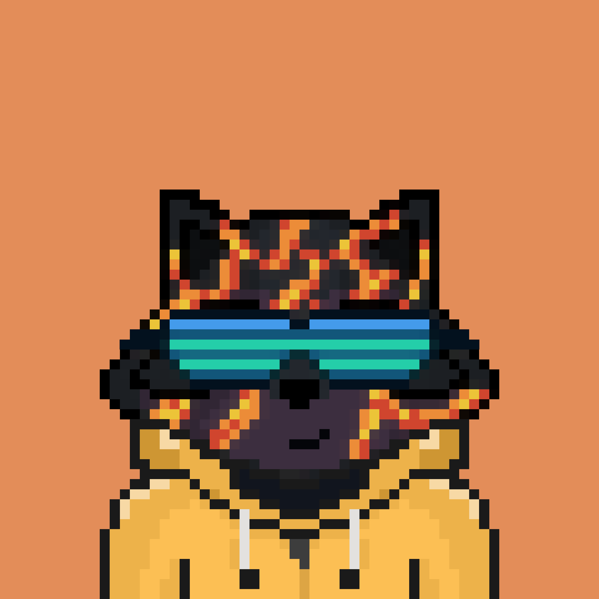 Pixel Raccoon #259 NFT on Algorand