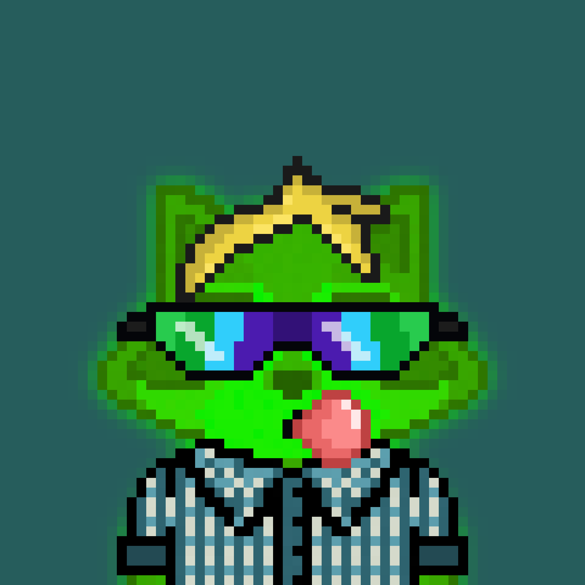 Pixel Raccoon #264 NFT on Algorand