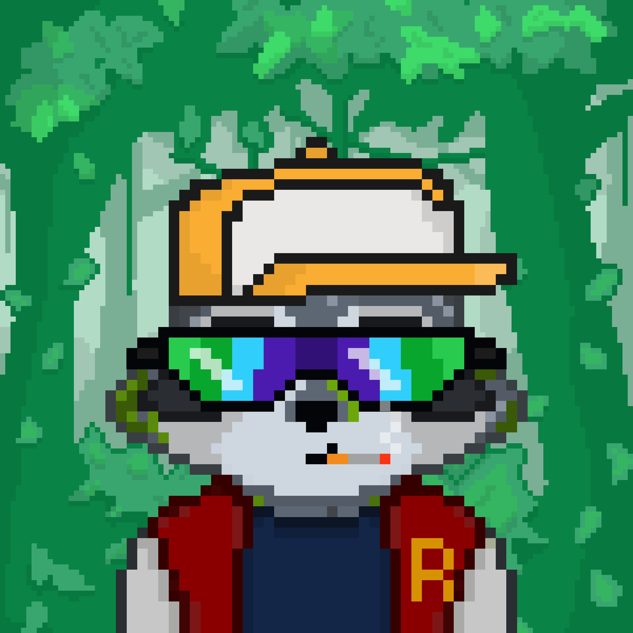 Pixel Raccoon #272 NFT on Algorand
