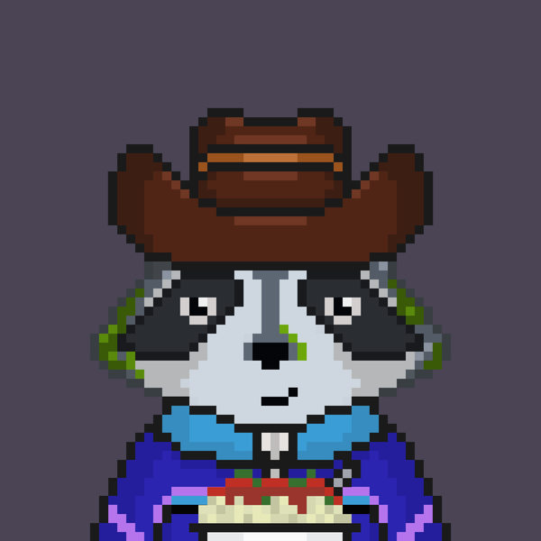 An image of Pixel Raccoon #29